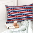 thumbnail image 4 of Pofeuu Fourth Of July Print Polyester Microfiber Plush Pillowcases, Super Soft and Cozy Pillow Case Covers with Envelop Closure（Pillow core not included）-14"x20", 4 of 6