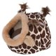 thumbnail image 5 of Nido con forma de cerdo para perros, cálido nido para gatos en invierno, cómodo y transpirable, acogedor, cueva cálida para dormir, casa para cachorros, gatos y perros pequeños., 5 of 7