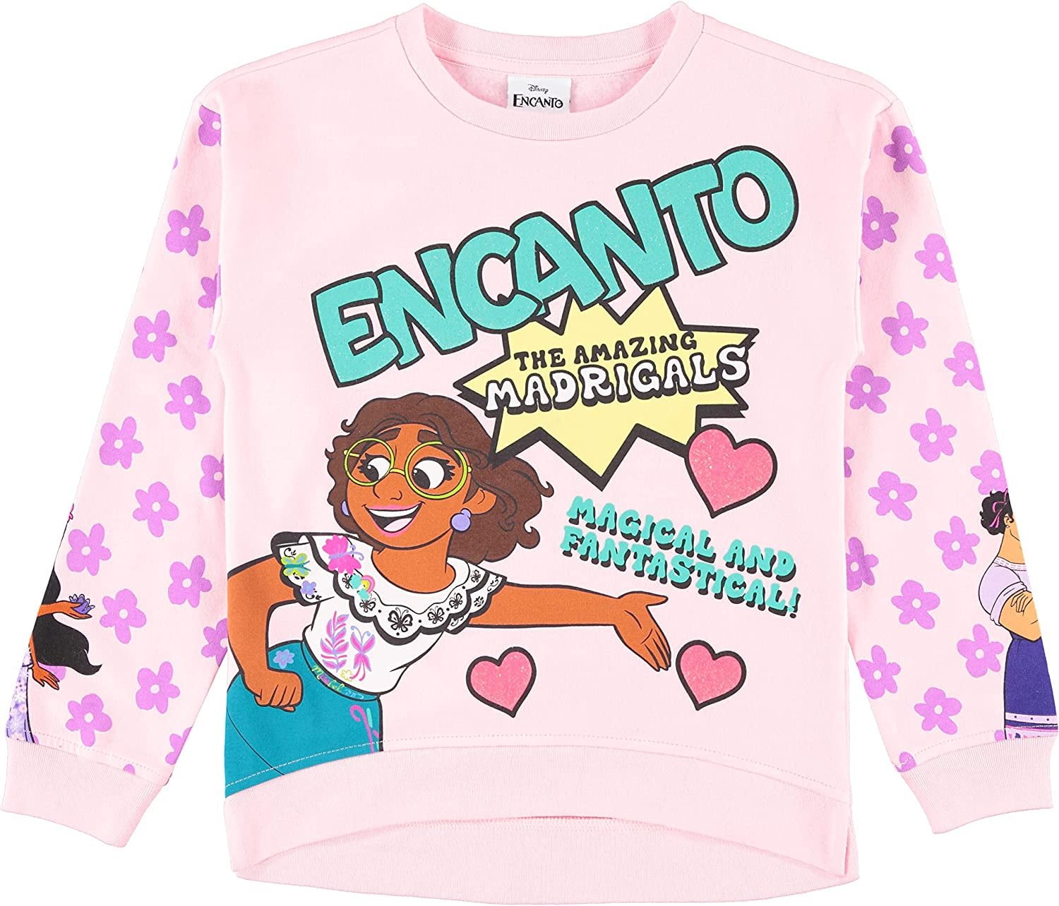 Girls' Disney Encanto Sweatshirt Mirabel, Isabela and Luisa Sizes 4