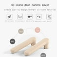 thumbnail image 3 of Concise Silica gel Anti-collision Mute Safety Door accessories Child handle Protective case Door handle cover GREEN, 3 of 8