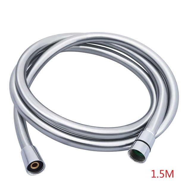 PVC Flexible Entrada de agua fría y caliente Cabezal de ducha Boquilla de pulverización Tubo de conexión Manguera de tubo 1.2 M/1.5 M kenally JJ17111-02