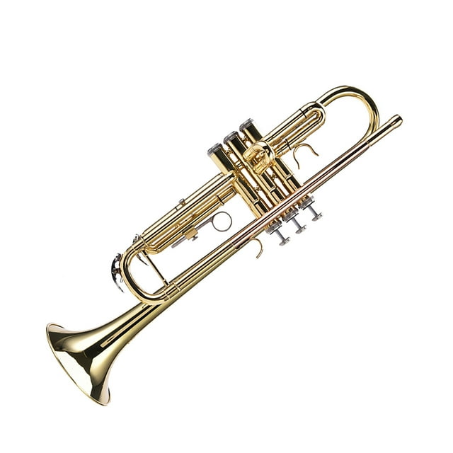 Trompeta LADE Profesional de Latón en Si Bemol Bling Bling Instrumento Multifuncional