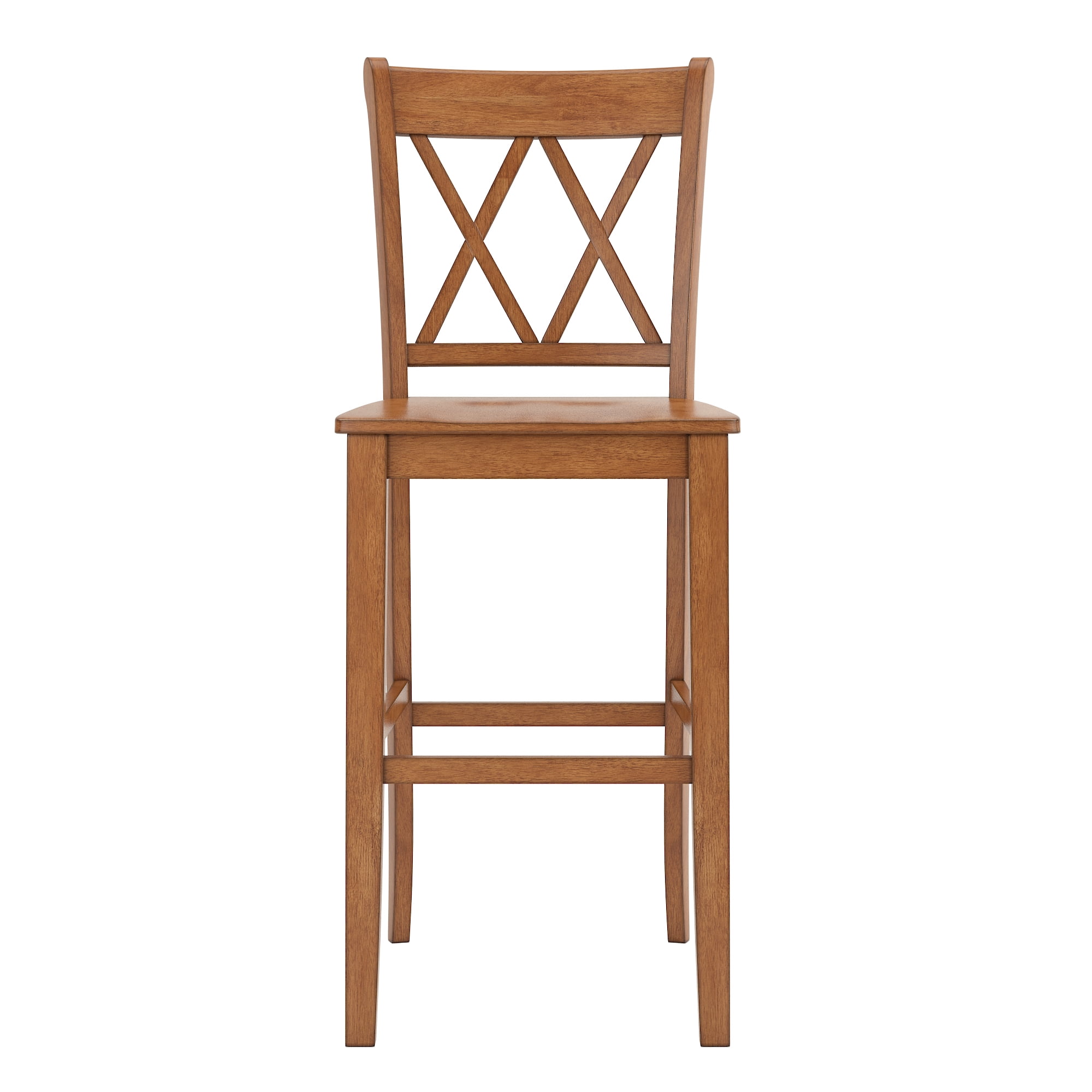 HumbleNest Farmhouse Bar Stool, Brown, Set of 2