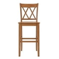 thumbnail image 3 of HumbleNest Farmhouse Bar Stool, Brown, Set of 2, 3 of 7
