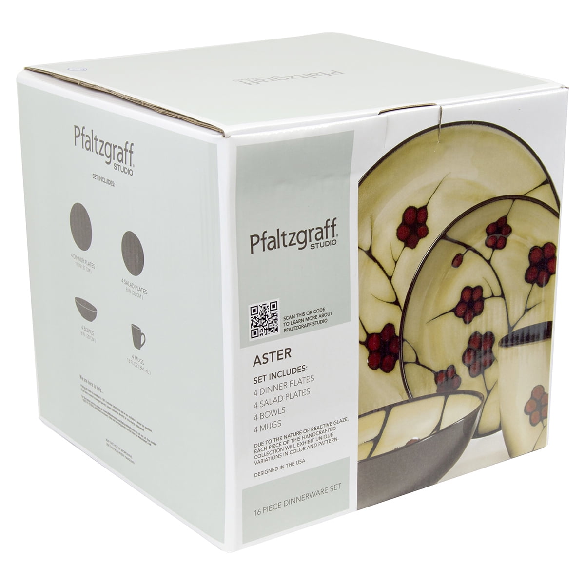 Pfaltzgraff Studio Aster 16-Piece Dinnerware Set - Walmart.com Pfaltzgraff Studio Aster 16-Piece Dinnerware Set - Walmart.com