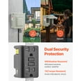 thumbnail image 4 of VEVOR Outdoor Electrical Outlet Box 20 AMP GFCI Receptacles Power Outlet Box, 4 of 12