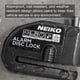 thumbnail image 3 of NEIKO 52908A Candados para Moto Antirrobo con Alarma Candado de Disco para Moto con Alarma Candado de Disco Antirrobo Sensor de Movimiento Candado de Seguridad Freno Candado con Alarma Universal para, 3 of 7