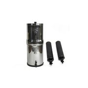 Travel Berkey Stainless Steel Water Filtration System with 2 Black Filters