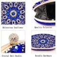 thumbnail image 5 of Rhinestone Evening Clutch Bag for Women Bridal Diamonds Clutch Purses Wedding Purse Prom Cocktail Party Handbags, 5 of 8