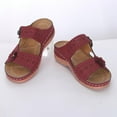 thumbnail image 6 of 2025 Clearance! asdoklhq Ladies Shoes Clearance Under $10,Wedge Slide Slippers Women Ladies Outdoor Slippers Pearl Chain Soft Sole, 6 of 6
