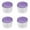 Purple*4, variant on Plastic Food Storage Containers with Screw Lids, BPA-Free, Reusable Stackable Jars for Portion Control, Snacks, Travel, Kitchen, Freezer, Art and Craft, 4 Pack, 3.46x2.99"