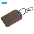 thumbnail image 3 of Uxcell Leather Key Fob, 2 Pack Genuine Leather Key Fobs DIY Keychain Holder for Home Office Keys, Brown, 3 of 6