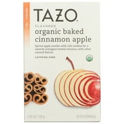 Tazo Organic Baked Cinnamon Apple Flavored Herbal Tea, 20 Count