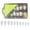 Clear, variant on opvise 96Pcs/Box Seamless Nail Tips Ladder Shape Ultra Thin Water Drop Fold Transparent Frosted Tip for Manicure