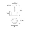 thumbnail image 4 of Maxim Lighting - LED Mini Pendant - Mini Pendant - Honeycomb - 9 Inch 10W 1 LED, 4 of 5