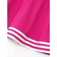 thumbnail image 7 of TiaoBug Kids Girls Cheerleading Uniform Dance Dress Sleeveless V Neck Letter Dresses 6-14, 7 of 7
