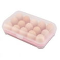 thumbnail image 1 of AMERTEER 15 Grid Egg Storage Box Refrigerator Crisper Egg Protection Box Portable Egg Carriage Container For Camping Picnic, 1 of 2