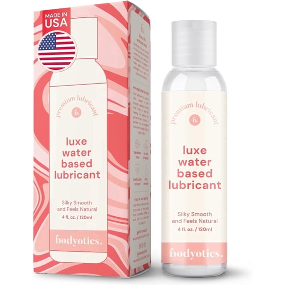 Bodyotics Premium Silicone Personal Lubricant - Hypoallergenic, Long-Lasting & Stain-Free, Skin-Friendly Formula for Intimate Comfort (4 Fl Oz / 118 ml)