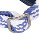 thumbnail image 3 of Soft Nylon Braided Watch Strap Band with Bumper Case Screen Protector Accessory Fit for Mi Band 7 Blue White and Blue Case, 3 of 4