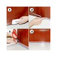 thumbnail image 3 of Tira de sellado de silicona, tira de sellado autoadhesiva transparente de 10 m Tira de sellado inferior de la puerta Burlete de la puerta Sello inferior de la puerta Impermeable A prueba de viento A, 3 of 4
