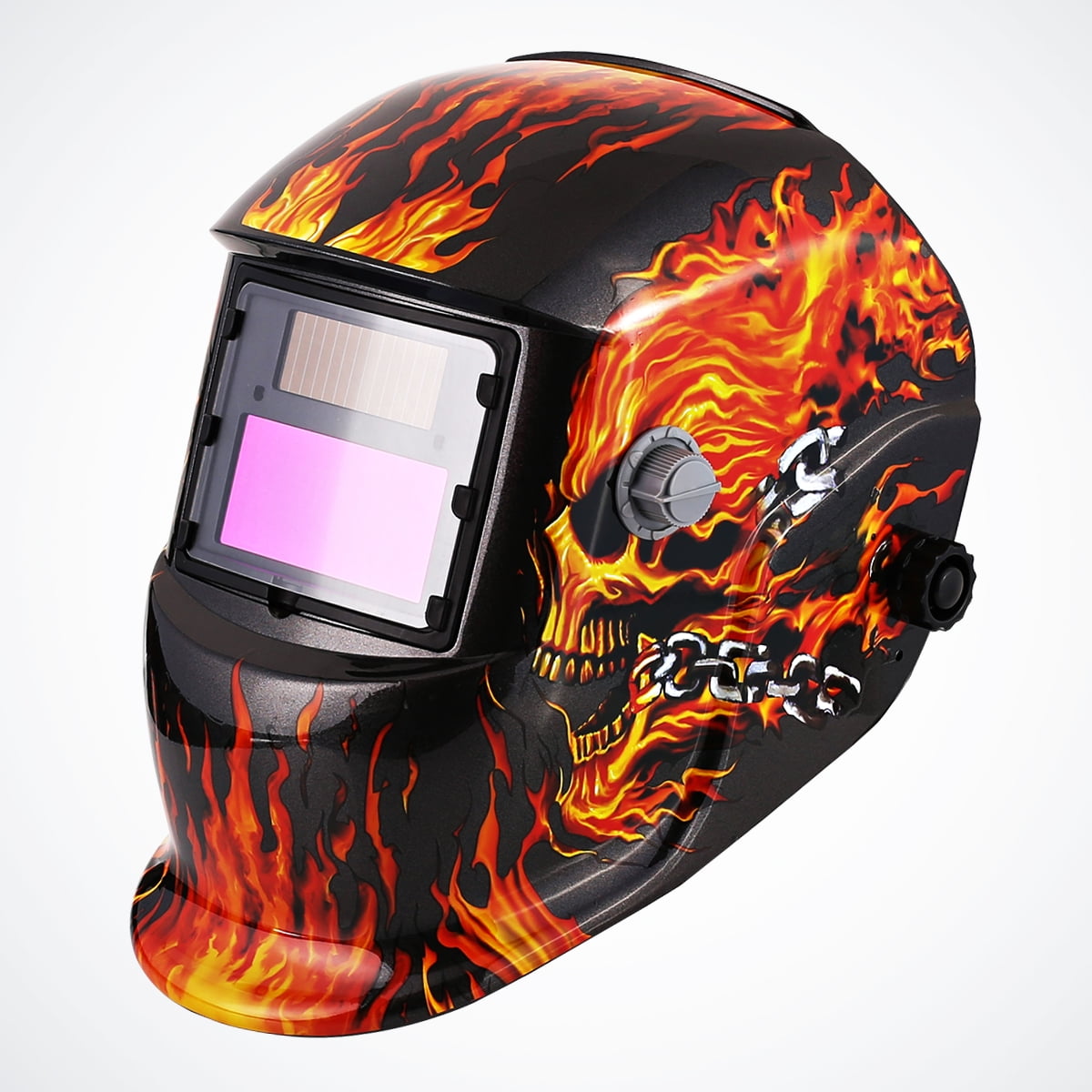 Auto Darkening Welding Helmet Tig Mig Arc Grinding Solar Powered New Mask