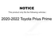 thumbnail image 2 of Transit Auto Front Rear Hub Bearings Assembly Coated Disc Brake Rotors and Semi-Metallic Pads Kit (10Pc) for Car 2020-2022 Toyota Prius Prime - Left Right Side (Driver Passenger) KBB-128688, 2 of 11