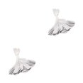 thumbnail image 1 of bedienty 500 Pieces DIY Gift Paper Tags Gifts Pendant Multipurpose ple Style Handicraft Accessory Small Size Blank Label 2.3x1.3x0.1cm 2Set, 1 of 6