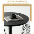 thumbnail image 4 of KKTONER Waterproof Round Pub Table, Black, 4 of 4