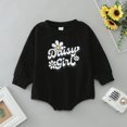 thumbnail image 2 of Youmylove Soft Comfy Girls Long Sleeve Letter Printed Pullover Romper Sweatshirt Bodysuits Child Jumpsuits Clothing Dailywear, 2 of 6
