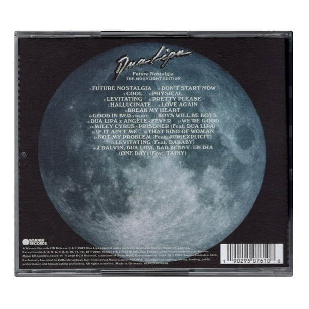 Dua Lipa - Future Nostalgia The Moonlight Edition - Disco Cd