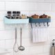 thumbnail image 4 of Carrito de ducha adhesivo, estante de baño, soporte para estante de ducha de montaje en pared, 4 of 5