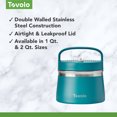 thumbnail image 5 of Tovolo Stainless Steel Insulated Food Traveler 1 QT Marine Blue, 5 of 6