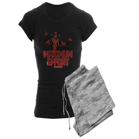 

CafePress - Deadpool Maximum Effort - Women s Dark Pajamas