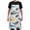 Cartoon Dinosaur and Leaf, variant on Kitchen Apron with 2 Pockets Adjustable waterproof Cooking Aprons for Women Men Chef Cartoon Sheep and Heart