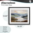 thumbnail image 4 of Stupell Industries Contemporary Muted Distant Mountains Black Framed Print Under Glass, 16 x 13, by Alonza Saunders, 4 of 8