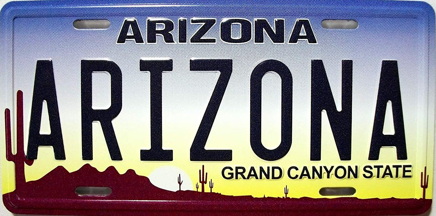 Arizona License Plate Novelty Fridge