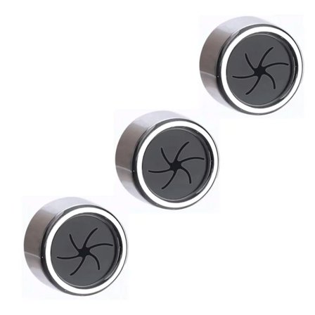 COREBAY 3-Pack Adhesive Wall Hooks, Round Kitchen & Bath Towel Holders, No Drill Mount