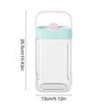 thumbnail image 4 of RRJ 2Pcs Summer Fruit Tea Beverage Dispenser, 2.5L Large Capacity Cold Kettle With Built-In Faucet, Leak Proof Plastic Juice Pitcher For Outdoor Picnics, Hydration For Camping, Family Gatherings,, 4 of 9
