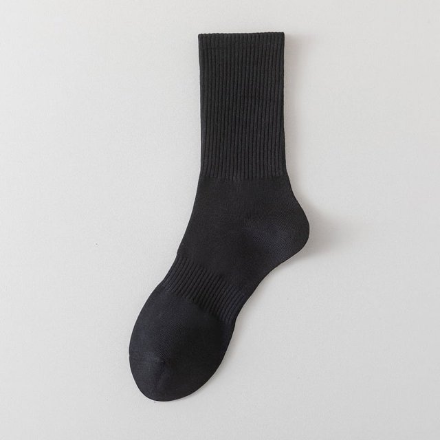 Calcetines deportivos de otoño e invierno para hombre, calcetines para correr, calcetines de algodón con fondo de toalla grueso que absorben los golpes, calcetines de baloncesto para hombre