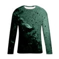 thumbnail image 5 of Xzbqbs Mens Long Sleeve Shirts Casual Gradient Color Loose Pullover Graphic Tee Shirts Fall Fashion Athletic Sweatshirts for Men, 5 of 5