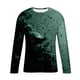 thumbnail image 5 of Amzcrzy Sudadera Para Hombre, Moda Informal, Estampado Deportivo, Manga Larga, Cuello Redondo, Blusas, Camisas, Verde Menta, M, 5 of 5