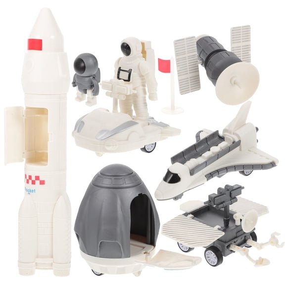 1 Set of Space Exploration Corps Toys Kids Space Cognition Toys Funny Rockets Toys Educational Toys