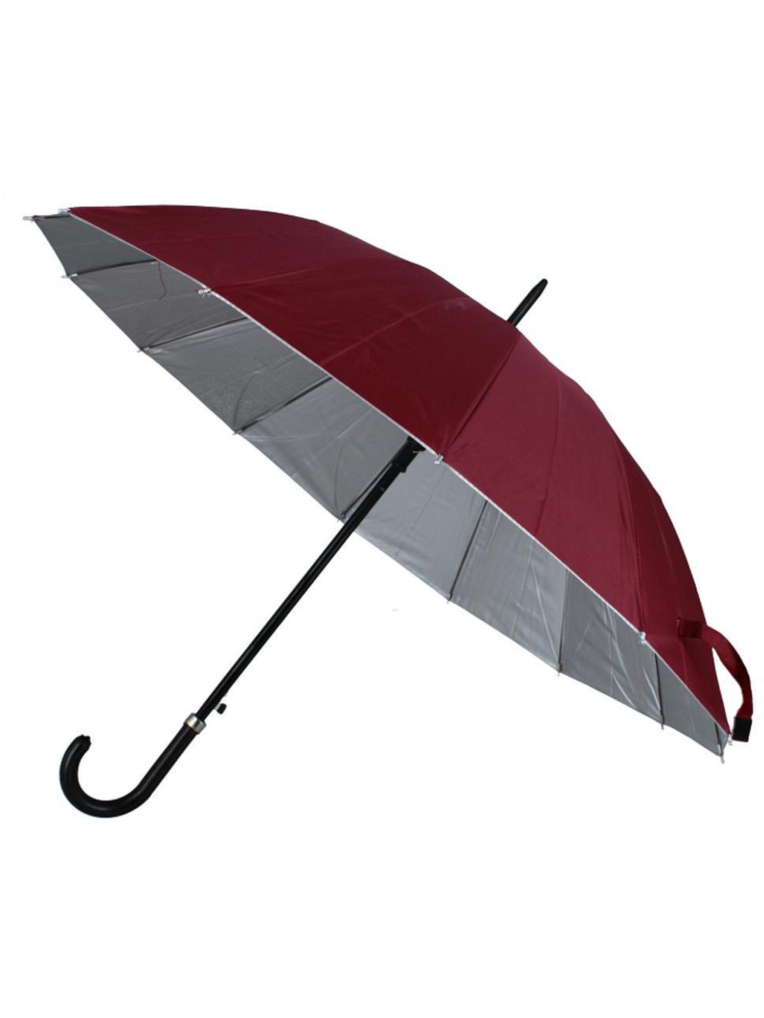 CTM Adult Sleek Solid Color Stick Umbrella