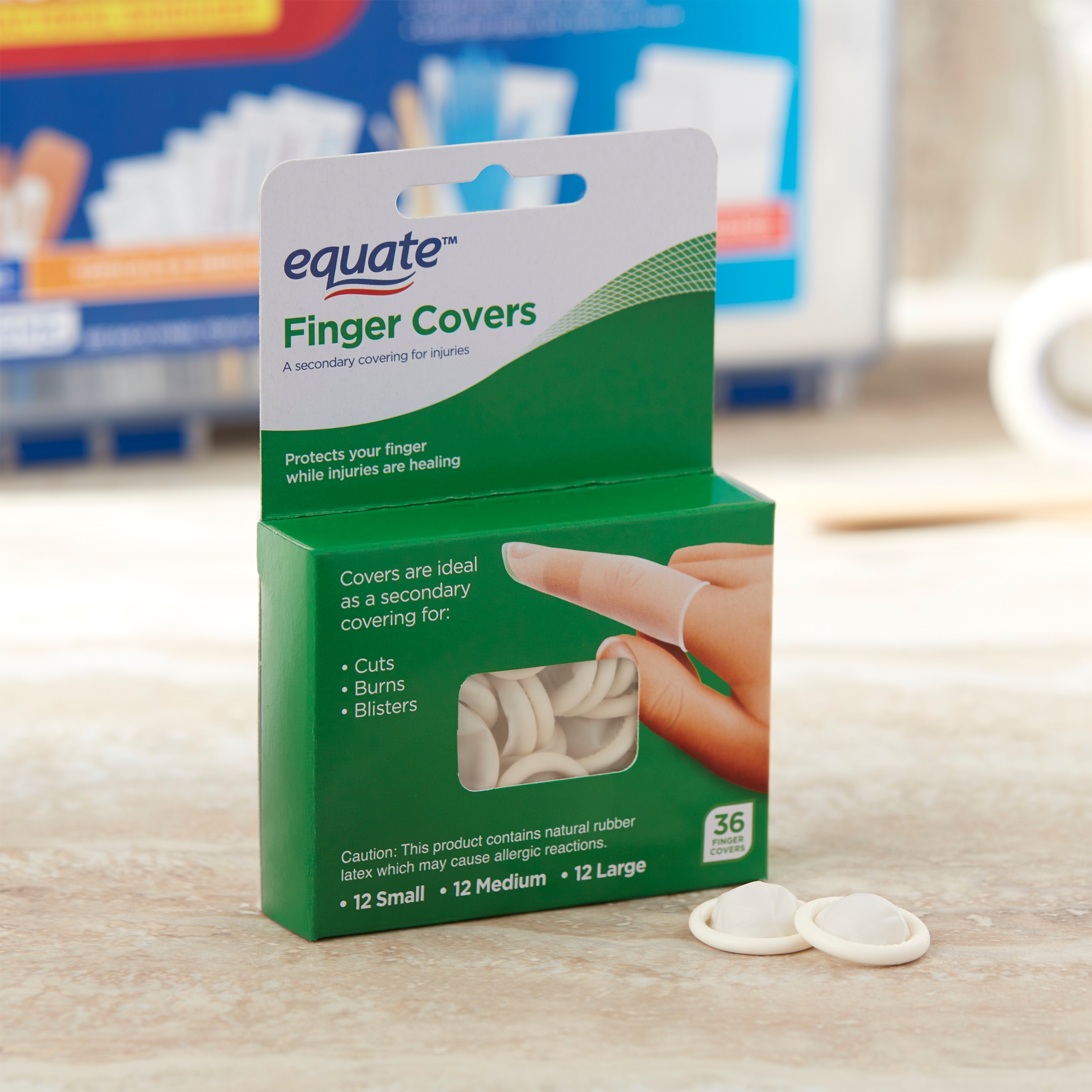 Equate Latex Finger Covers, 36 Count - image 3 of 8