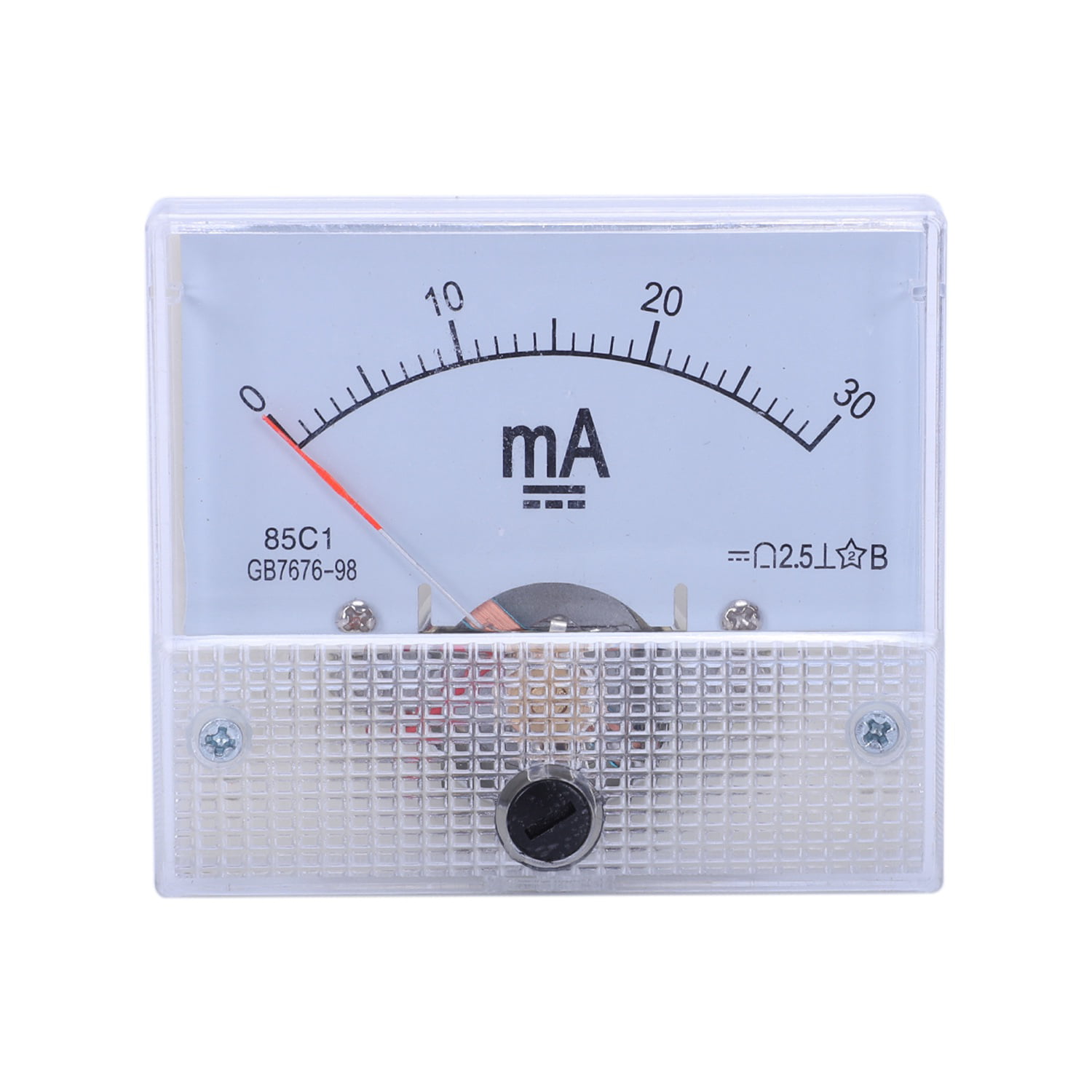 White A2Y6 DC 0-30MA Analog Current Panel Meter Ammeter 85C1 30MA 