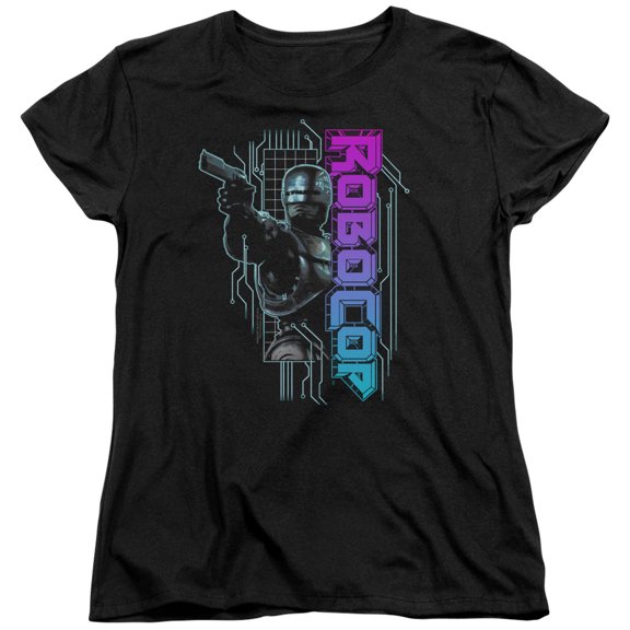 Robocop Robo Neon Women's T-Shirt Black