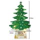thumbnail image 2 of Adornos navideños Mini adorno de tarjeta navideña de escritorio árbol de Navidad brillante, 2 of 5