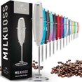 thumbnail image 1 of Zulay Kitchen High Powered Milk Frother Handheld Foam Maker for Lattes, Cappuccinos, Matcha, Frappe & More - Gray, 1 of 5