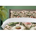 thumbnail image 6 of Ambesonne Floral Eucalyptus Duvet Cover Set, Blushing Blooms, King, Blush Forest Green Pink, 6 of 6