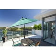 thumbnail image 2 of Sunset Series Patio Market Umbrella in Olefin with Aluminum Pole Aluminum Ribs Auto Tilt Crank Lift, 2 of 5